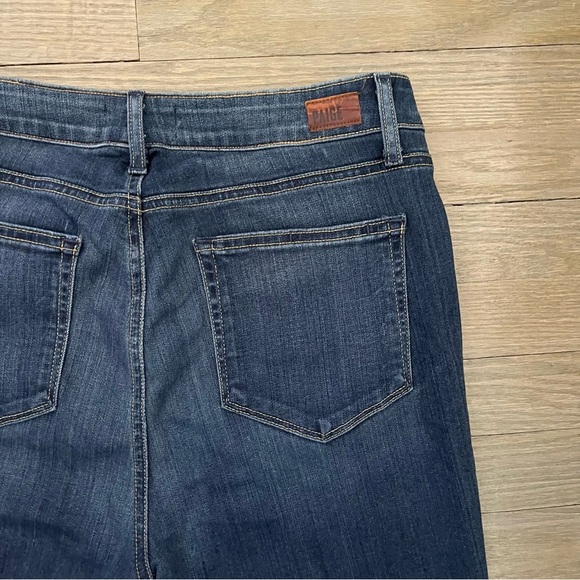 Anthropologie Paige Bell Canyon High Rise Flare Jeans Size 32 - Picture 7 of 12